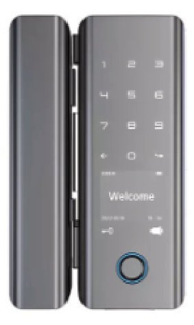 Cerradura digital WiFi Tuya G9S para puertas de vidrio