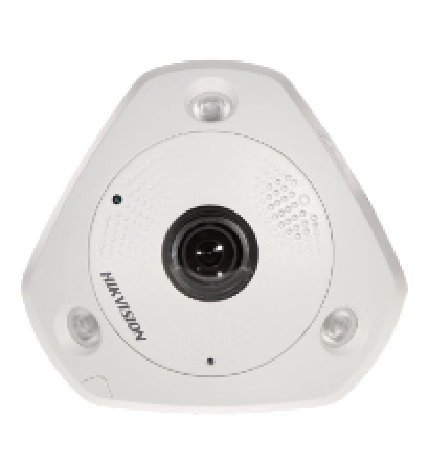 Hikvision DS-2CD6365G0-IVS · Cámara ojo de pez 6MP