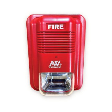 Sirena de incendio con pulsador AW-D106